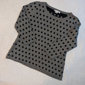 Liz Claiborne Polk A Dot Long Sleeve